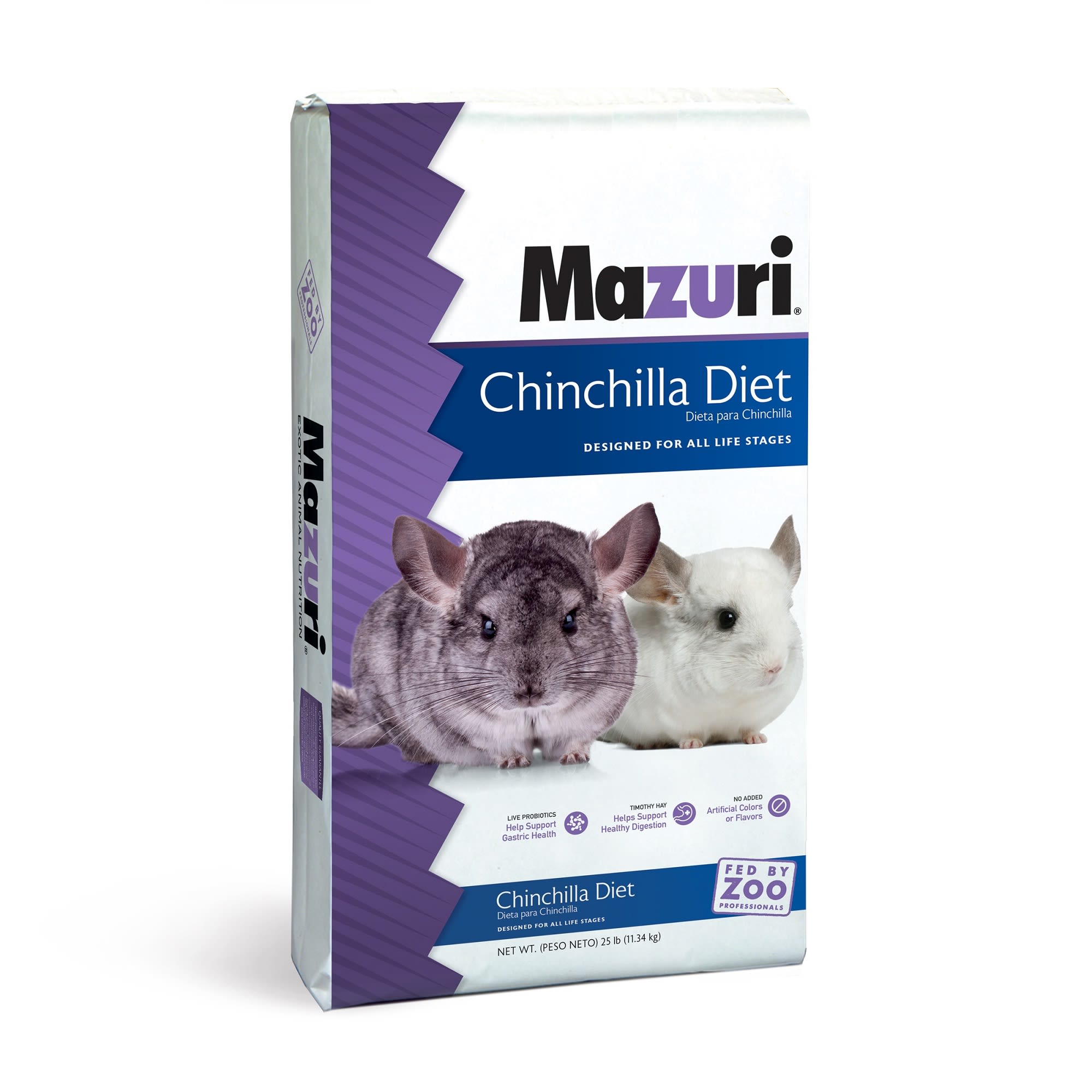 Mazuri Chinchilla Diet Food, 25 lbs.