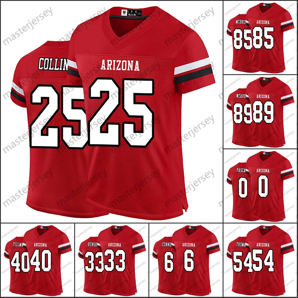 25 Collins Football Jerseys Pascal Weaver Thomas Hernandez Dimukeje Colon Custom All Stitched Name and Number