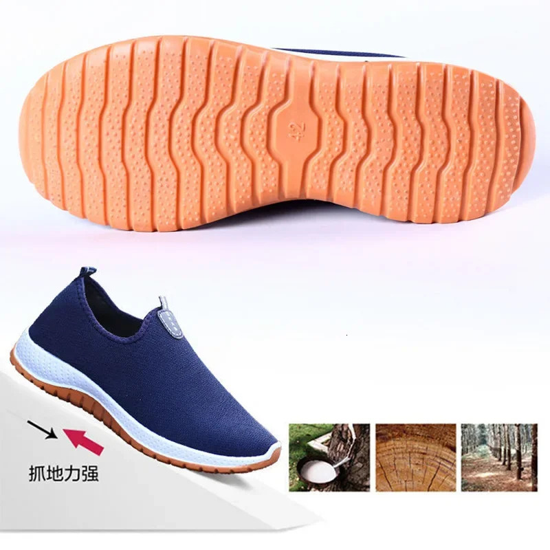 Leisure Sports Cloth Shoes Mens Mesh Breathable Soft Sole Running Shoes 241125