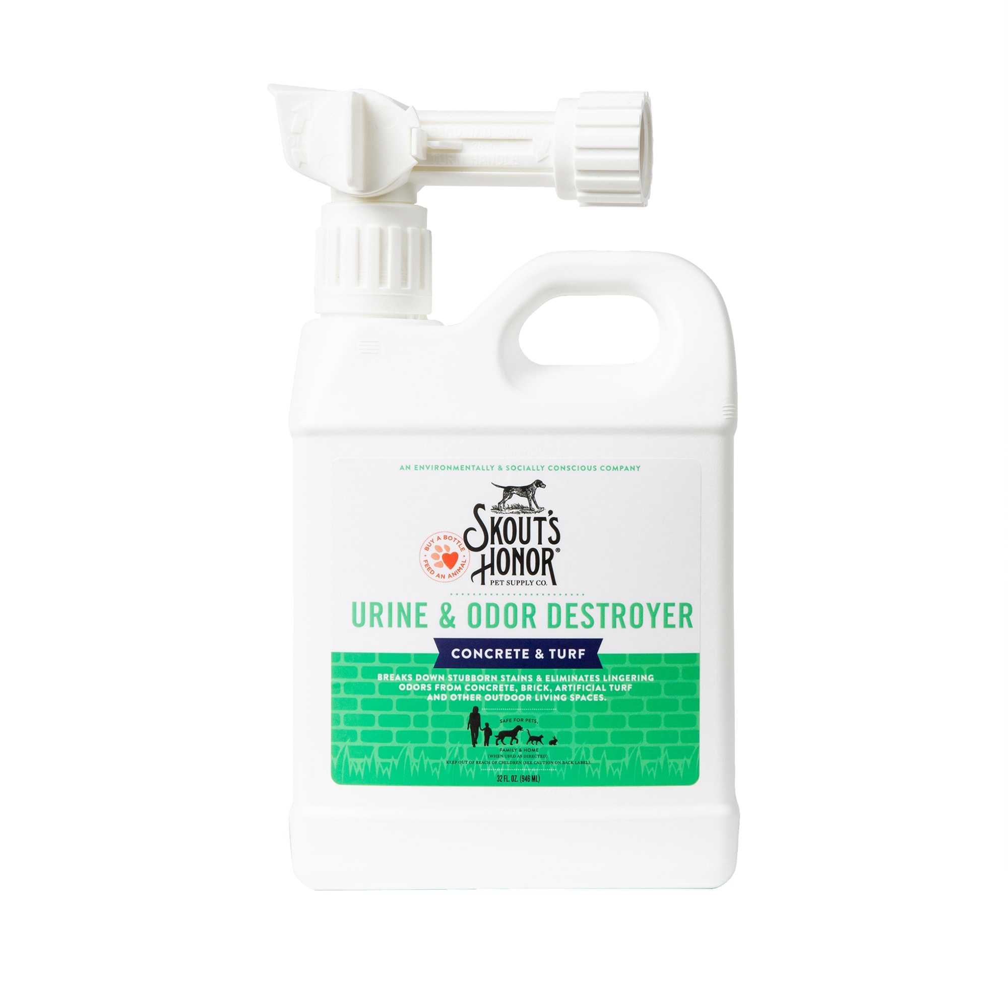 Skout's Honor Concrete & Turf Urine & Odor Destroyer for Dogs, 32 fl. oz.