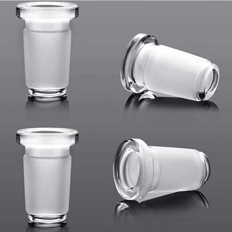 10Pcs Glass Converter Glass Adapter 10mm Female To 14mm Male, 14mm Female To 18mm Male Adapters for Quartz Banger Glass Water Bongs Dab Rigs