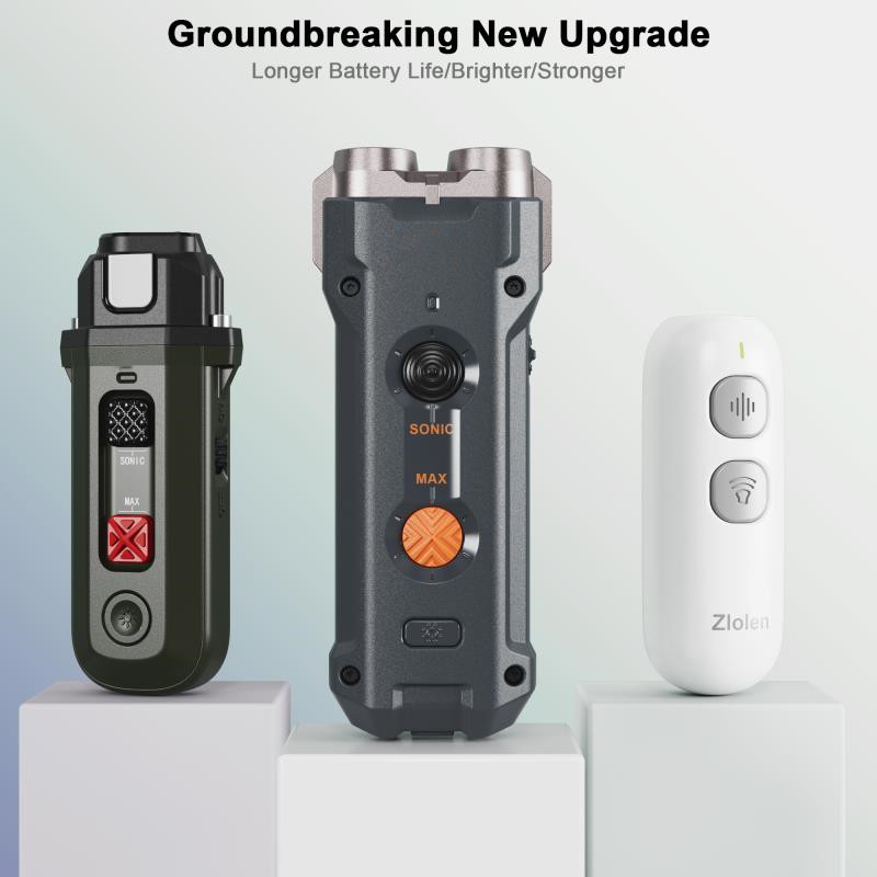 Portable 10 Meter Ultrasonic Dog Training Anti Bark Device Dog Bark Deterrent Ultrasonic Dog Repeller Rechargeable