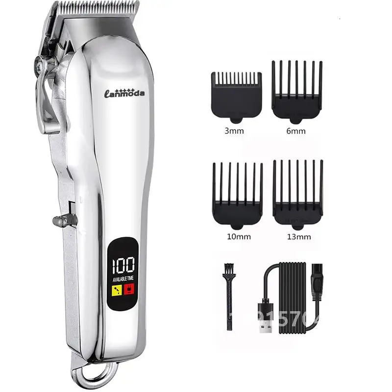 Electric Dogs Grooming Clipper Professional Hair Cutter for Pets Hair Trimmer Cordless Low Noise Shaver Cutter Machine Scissors 241125