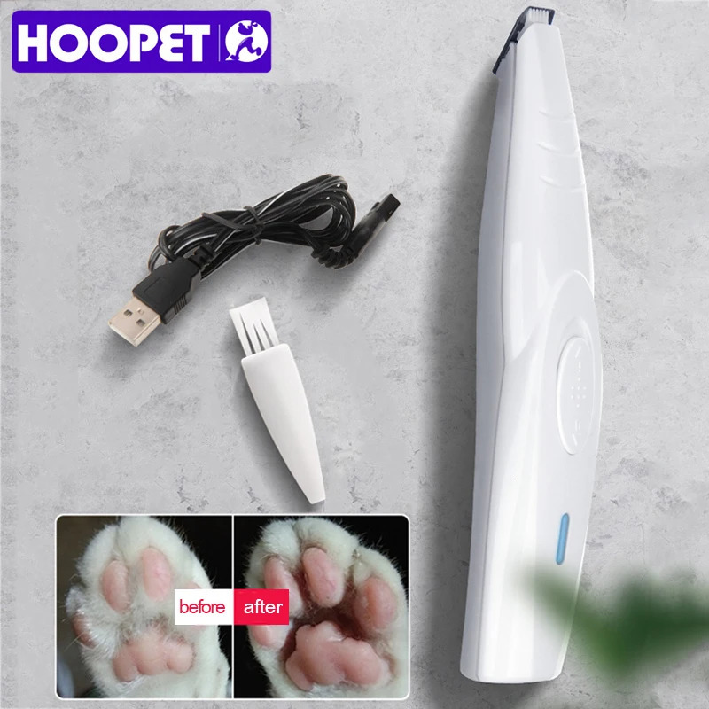 HOOPET Dog Grooming Machine Hair Trimmer Professional Clipper USB Rechargeable HairCut Remover Cutter 241125