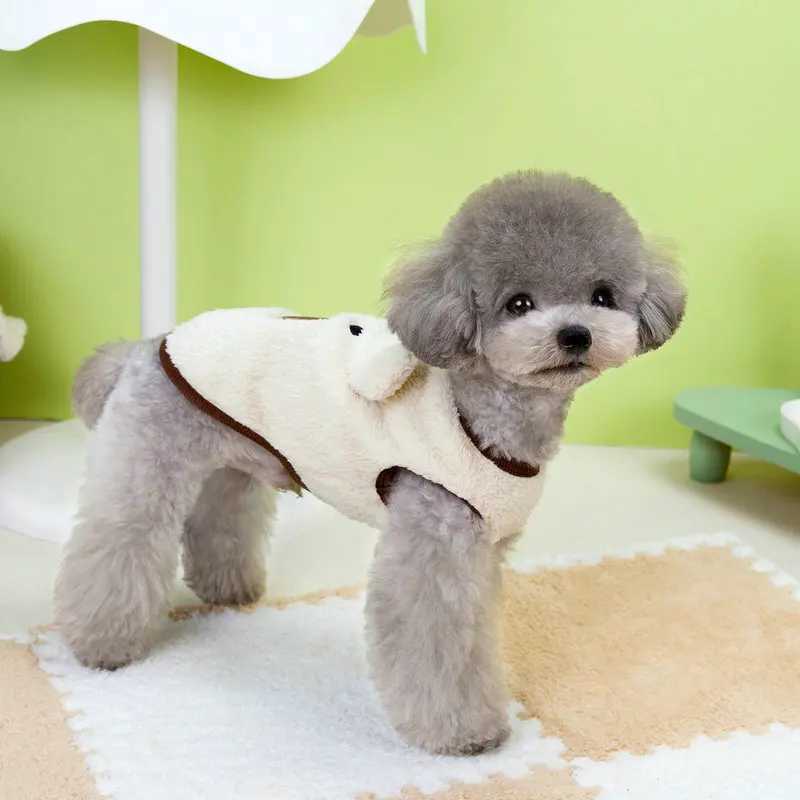 Fleece Puppy Clothes Winter Warm Dog Vest Yorkies Poodle Jacket French Bulldog Chihuahua Outfits Teddy Coat Pet Pug SuppliesXJ241125