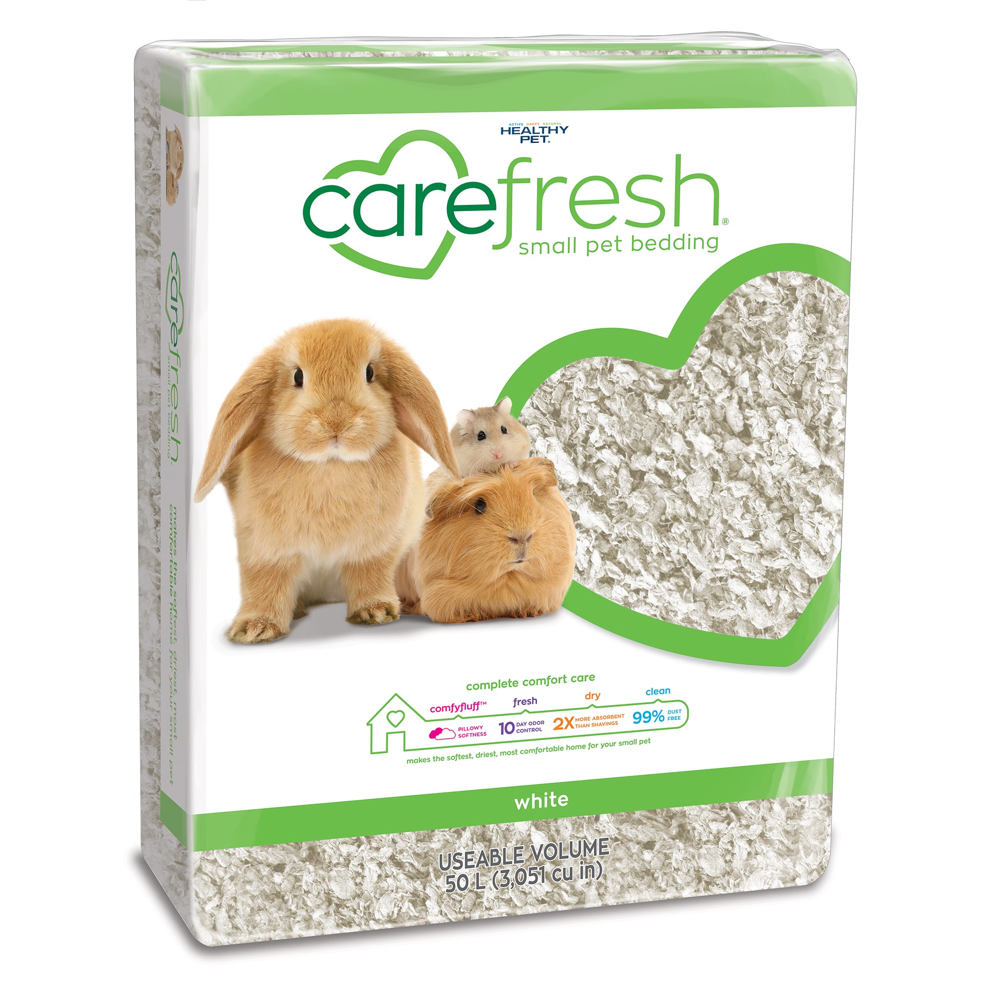 Carefresh White Small Pet Bedding, 50 Liter