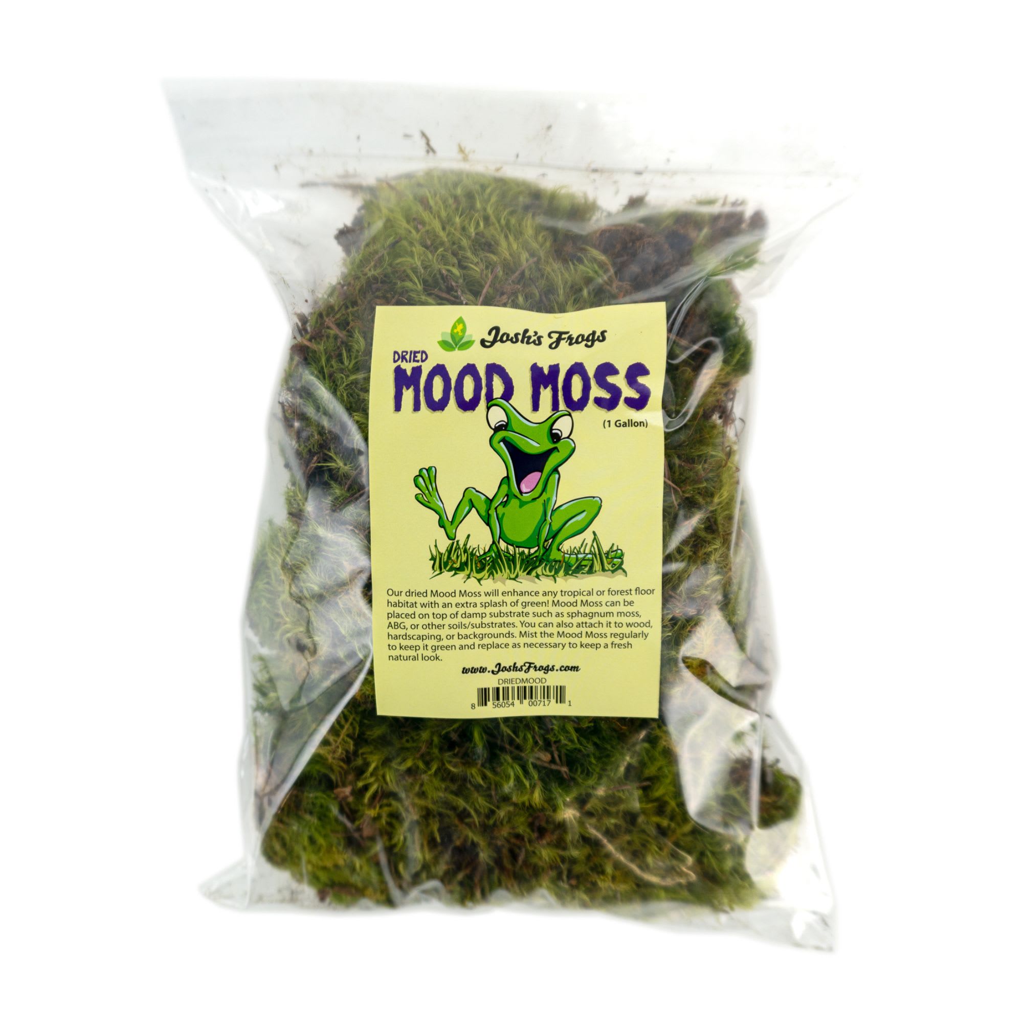 Josh's Frogs Dried Mood Moss, 1 Gallon