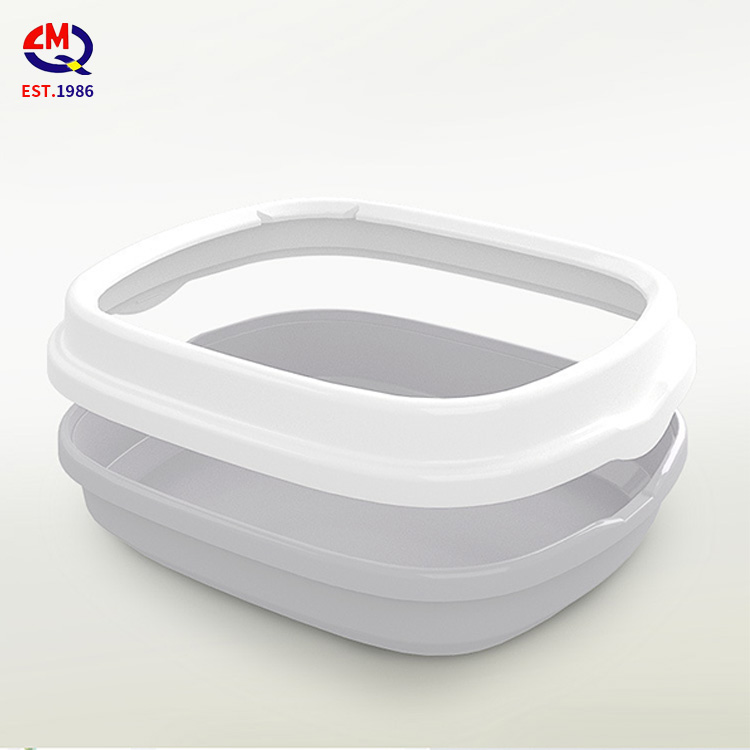 Cat Clean Up Products Plastic Large Space Cat Toilet Box Cat Litter Box Sandbox