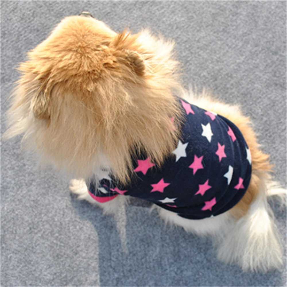 Winter Warm Pet Dogs Clothes Cute Printed Polar Fleece Pets Vest Coats Casual Home Puppy Clothing Soft Cats Dogs Pullover OutfitXJ241125
