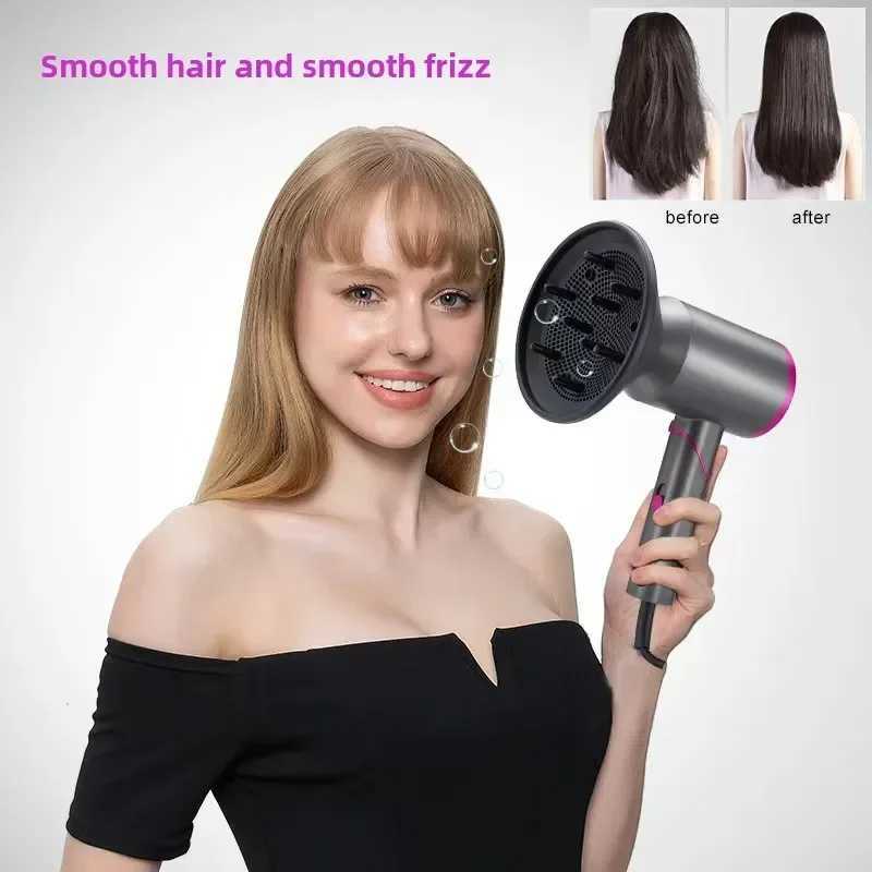 Negative ion hair dryer with foldable handle fast drying low-noise portable constant temperature hair dryer W241125