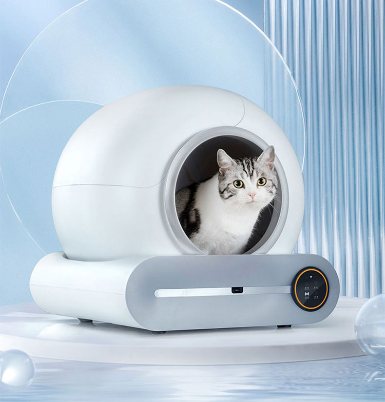 2023 Hot Automatic Cat Litter Box Smart App Control Self Cleaning Litter Boxes Cat Sandbox Electronic Pet Toilet Cat Supplies