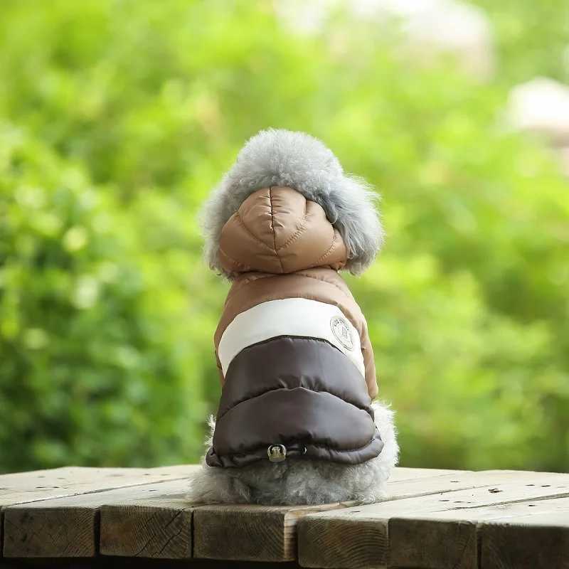 Dog Jacket Waterproof Luxury Dog Clothes Pet Down Cotton Vest Chihuahua French Bulldog Winter Dog Coat Puppy Warm Dog CostumeXJ241125