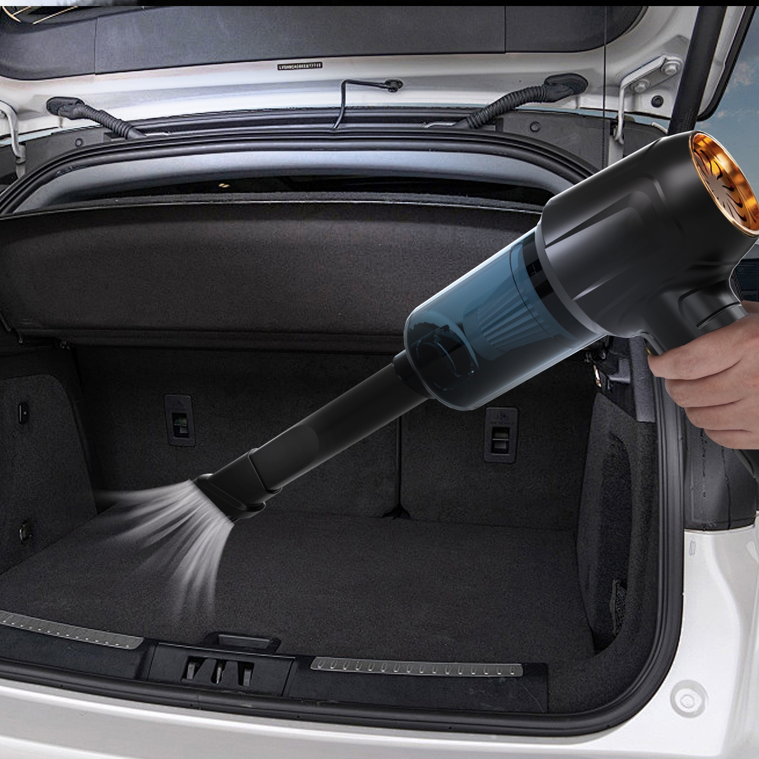 Portable Car Vacuum Cleaner with Strong Suction Power
