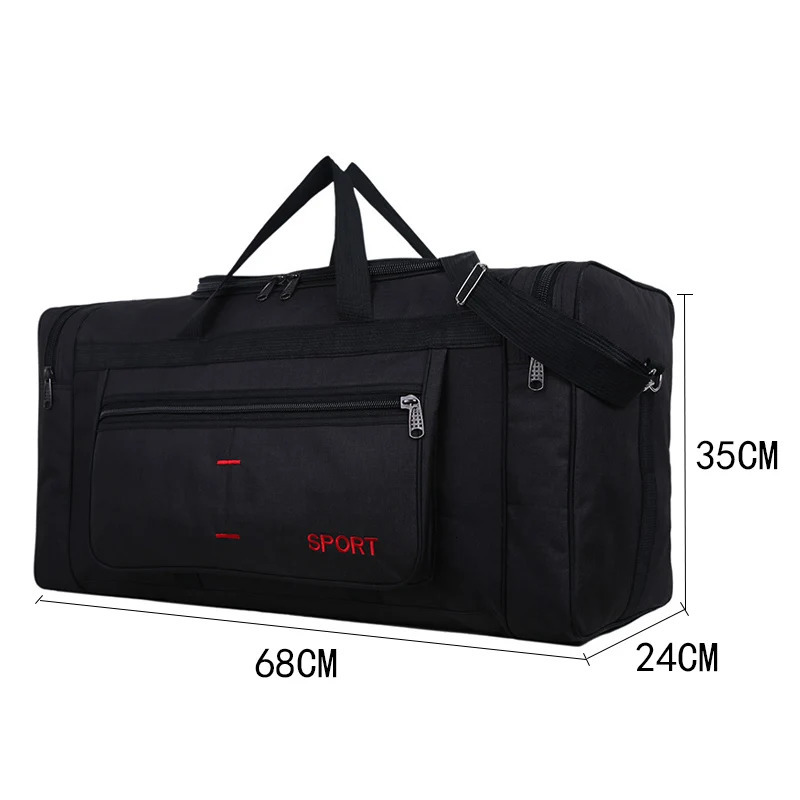 Super large capacity mens travel bag waterproof large luggage bag mens weekend travel handbag 241125