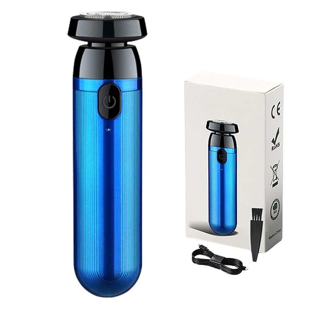 Charging Beard Trimmer Barber Supplies Cordless Electric Beard Trimmer Quick Charge Pocket Size for Bald Men for Home Car TravelXJ241207