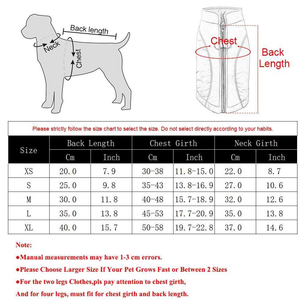 Winter Dog Clothes For Small Medium Dogs Soft Reflective Puppy Jacket Coat Cat Vest With Zipper Outdoor Windproof Pet OutfitsXJ241125