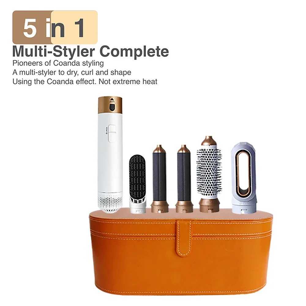 New 5-in-1 hair dryer professional high-speed curling lron hot air comb set air wrapping straightener styling tool W241125
