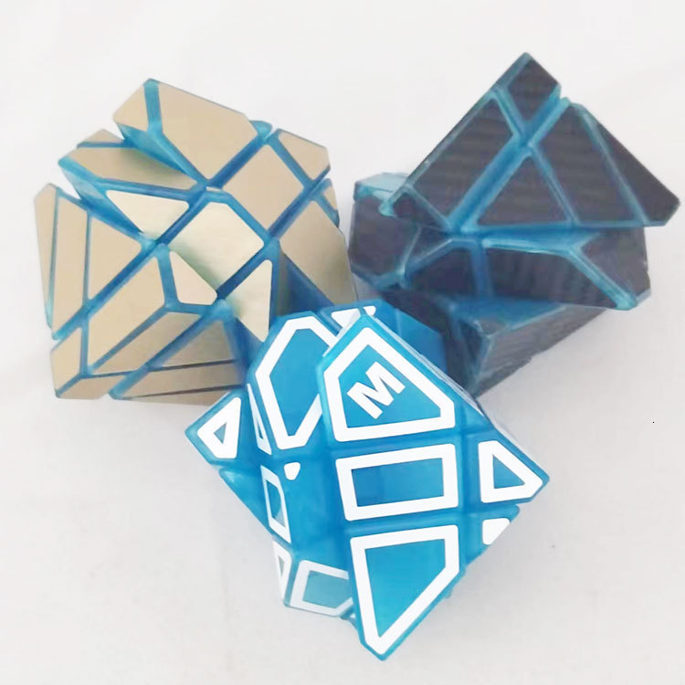 Magic Cubes Lefun FangCun Ghost 6cm Cube Magico 3x3 Strange-shape Cube Magic Puzzle Hollow Sticker SpeedCube Educational Toys Ghost Cube 231019