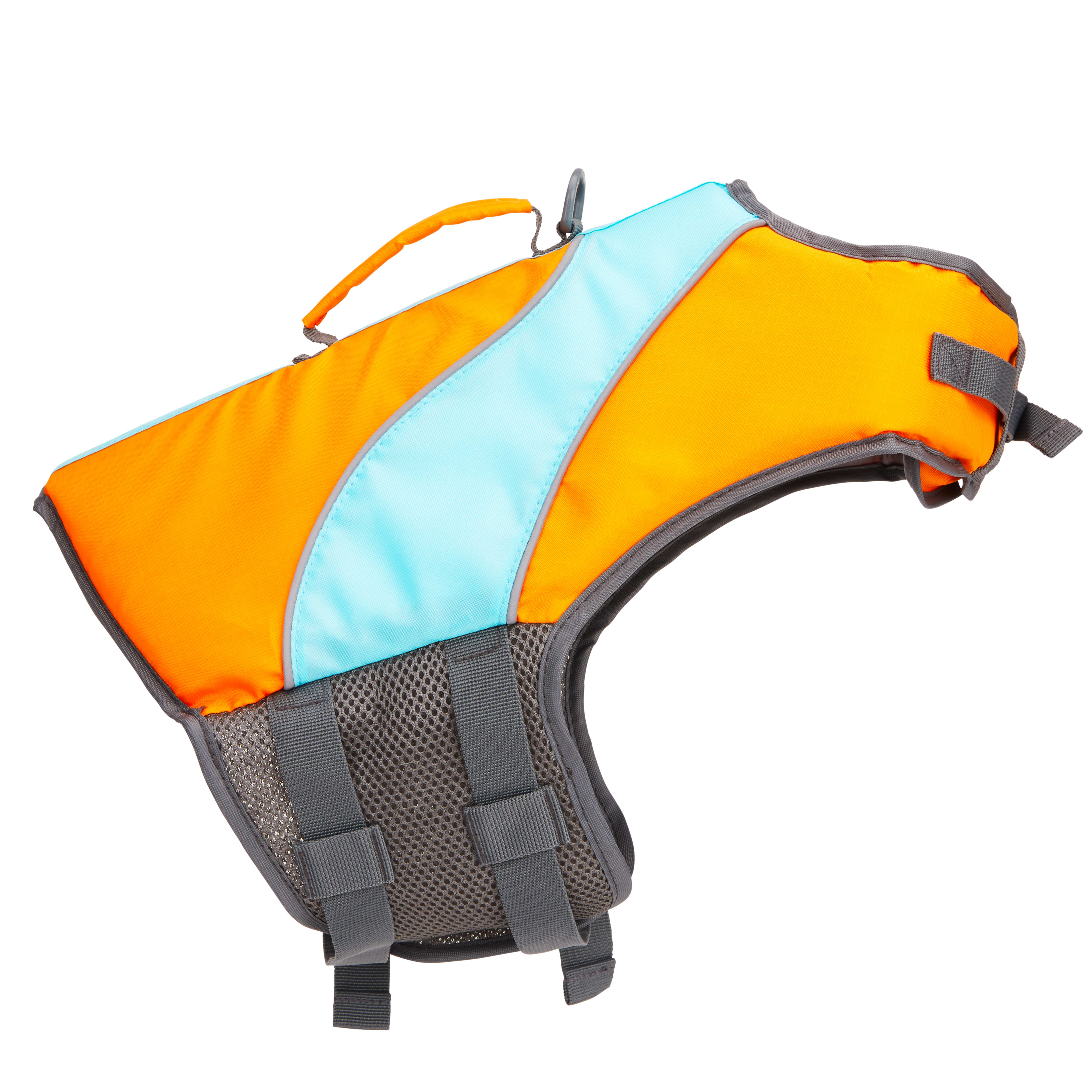 YOULY Orange/Blue Dog Float, X-Small