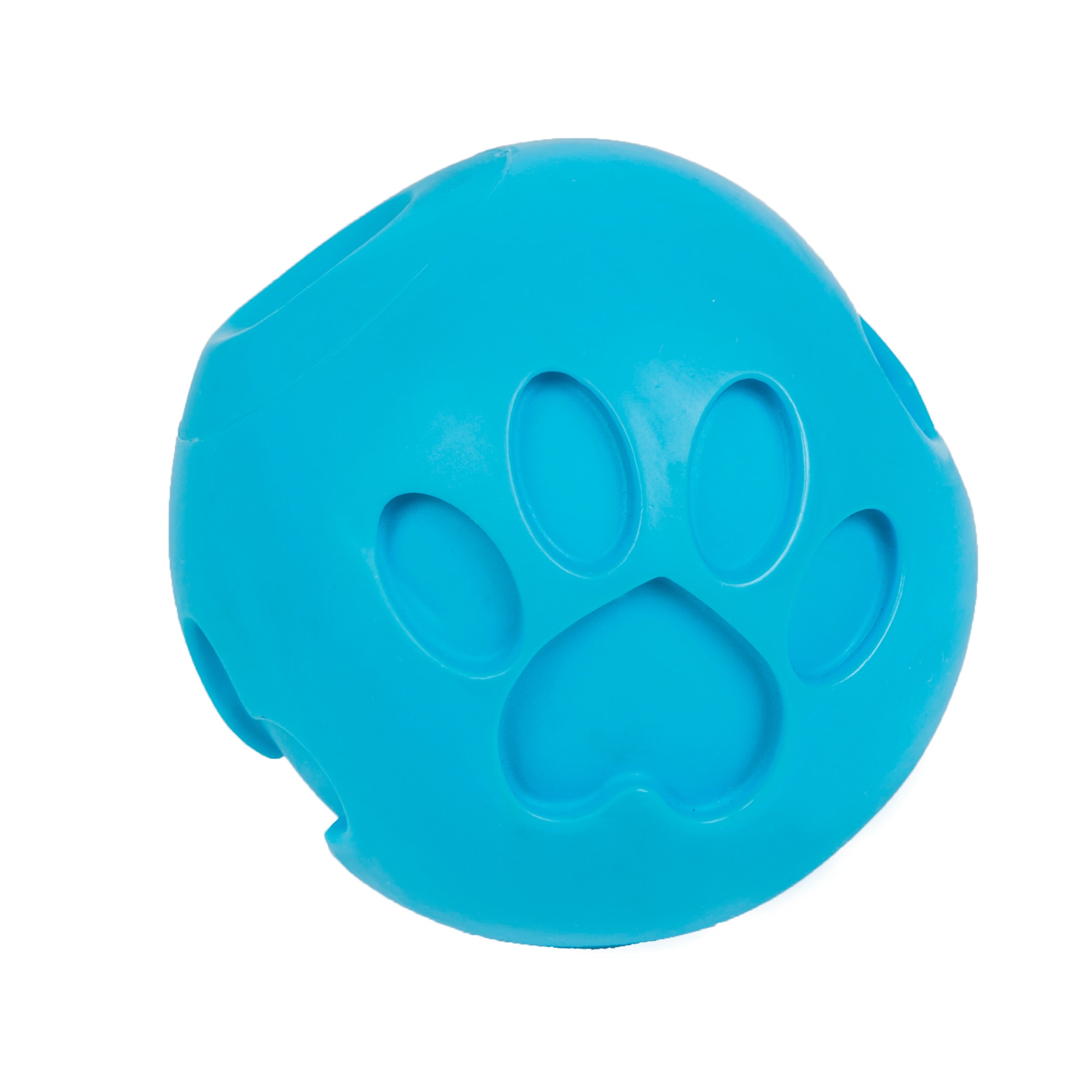Petique Blue Paw Me! Treat Ball Dispenser for Pets, X-Small
