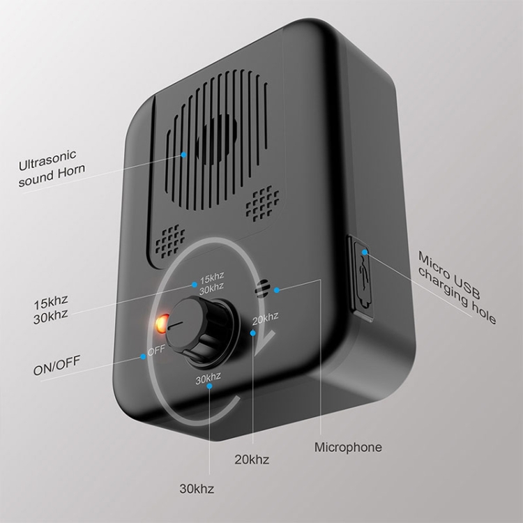 With High Click RC-309 Bark Control Devices Defer Nuisance Barking ultrasonic dog barking control device