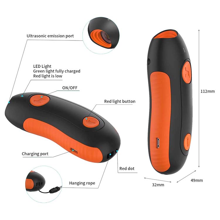 Barking Deterrents Dog Security Device System Handheld Ultrasonic Anti Bark Control Automatic Barking Stopper