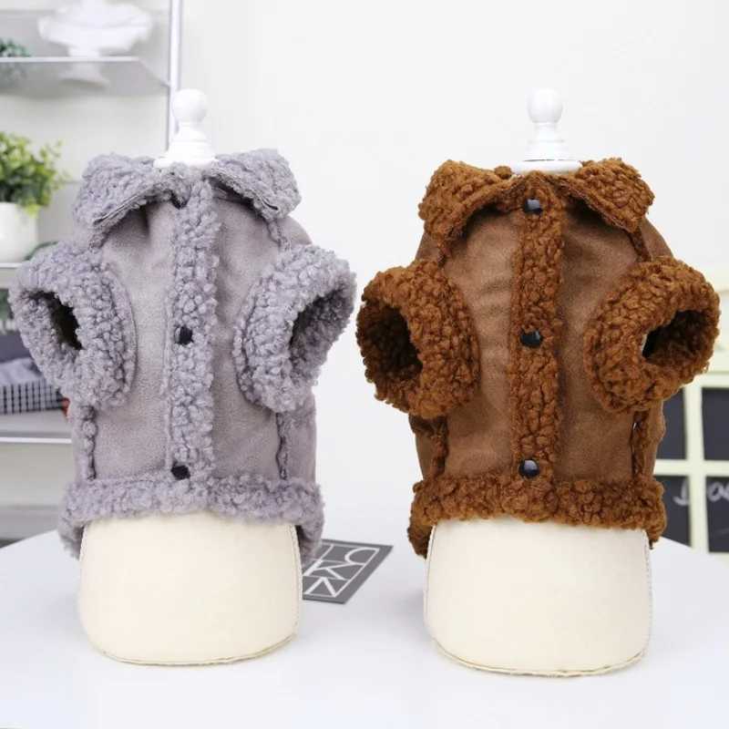 Winter Dog Clothes Pet Dog Jacket Coat Warm Soft Puppy Down Jacket Cute Solid Cat Vest Coat Pet Costume Chihuahua Yorkie ClothesXJ241125