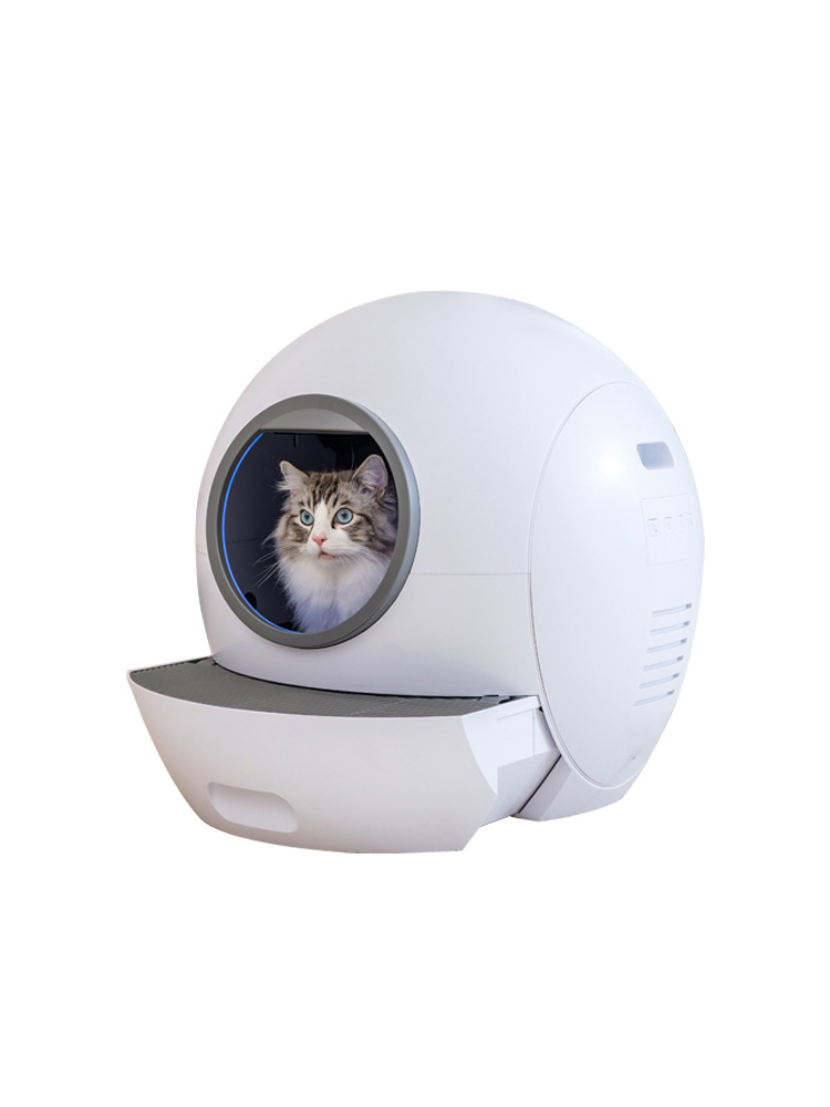 Wholesale Price High Tech Wifi Automatic Smart Cat Litter Box Large Size Intelligent Self Cleaning