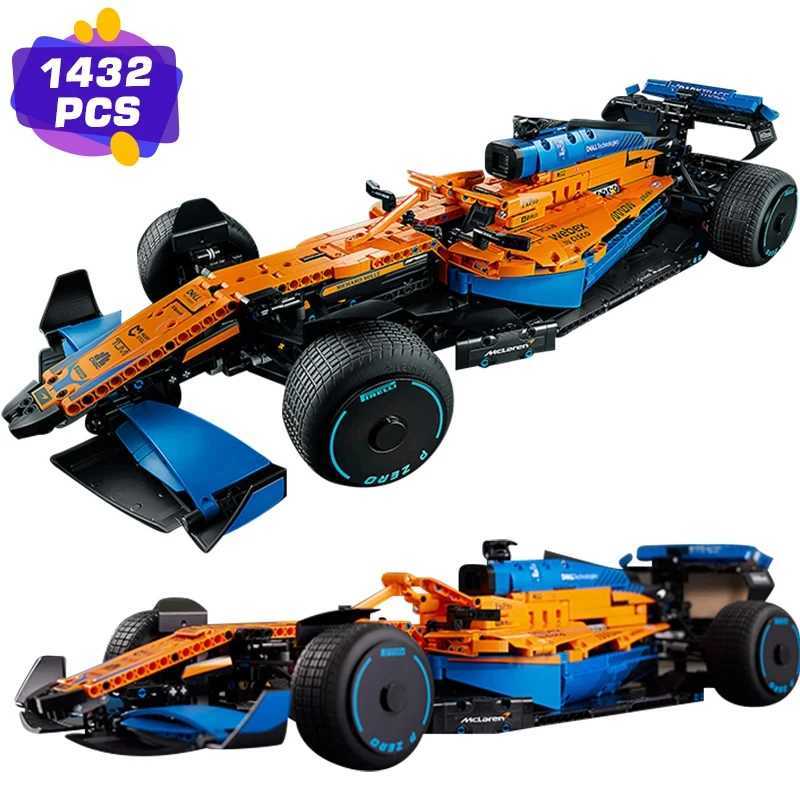 1431pcs Technical Formula 1 Racing Car Building Blocks Model Expert Speed Sports Vehicle Model Assembly Bricks Toys Kids GiftsXJ250102