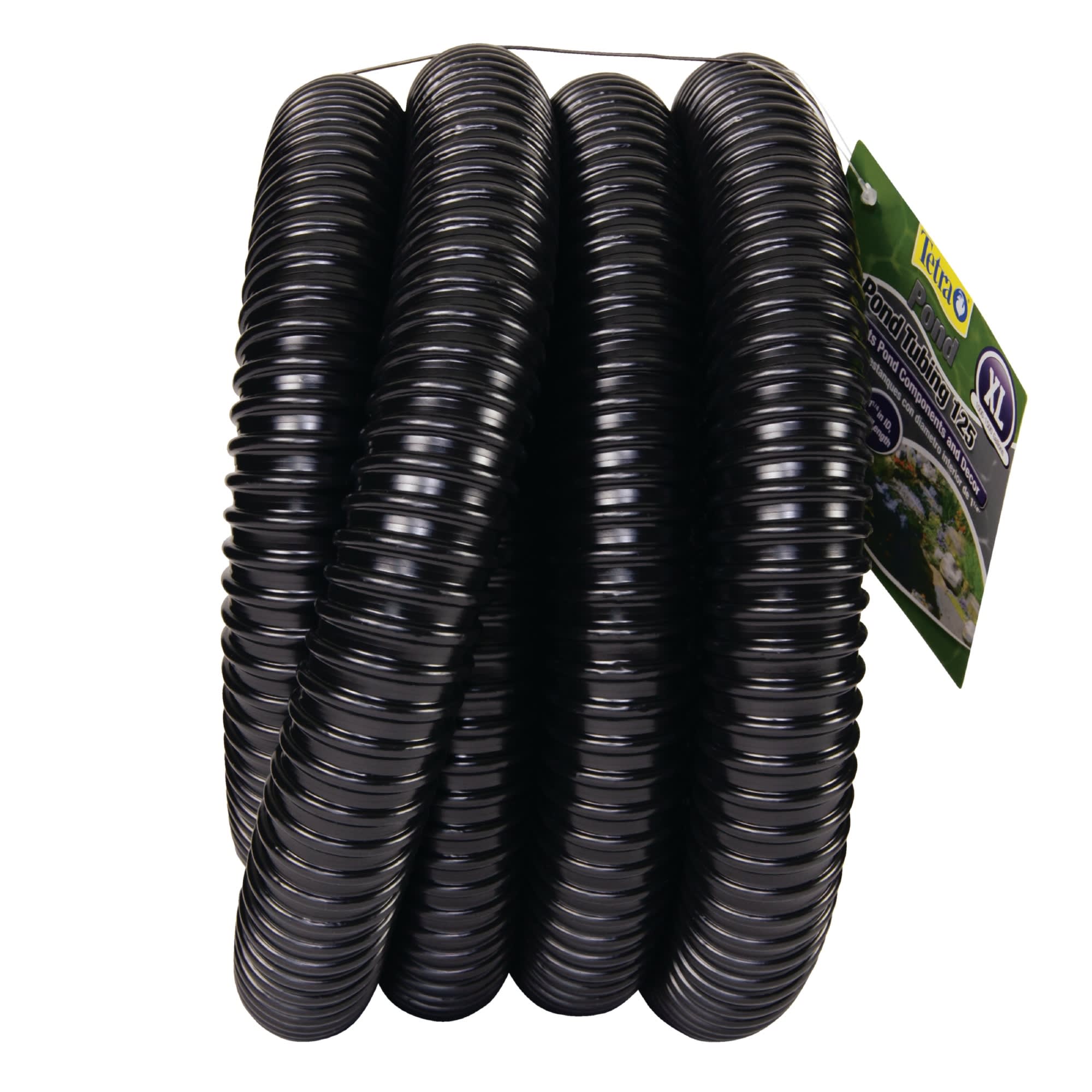 TetraPond Tubing 125 Corrugated Material Connects Pond Components and Decor