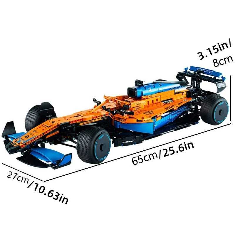1431pcs Technical Formula 1 Racing Car Building Blocks Model Expert Speed Sports Vehicle Model Assembly Bricks Toys Kids GiftsXJ250102