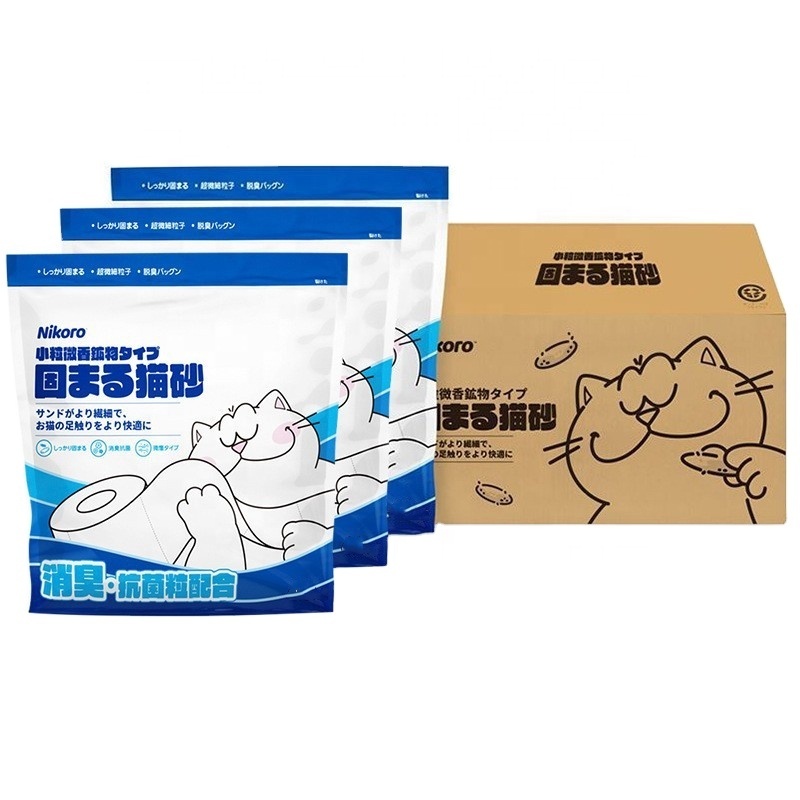 Best sellers 2024 amazon Japanese Nikoro cat litter cat supplies clumps quickly mix litter
