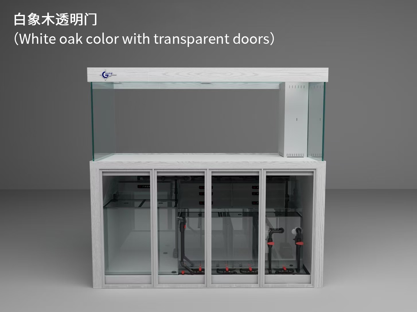 Marine Salt Water Aquarium Fish Tank for Fish Coral & More Comes with LED Lights and Filtration System