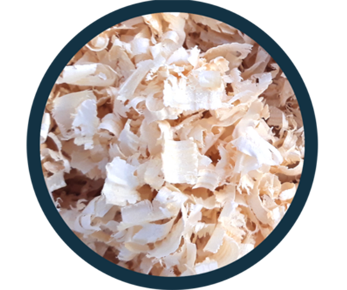 100% Natural Pine Wood Shavings Dust-Free 100x100 Large Leaves 20kg Bag for Horse Bedding & Pet Carriers Travel Products