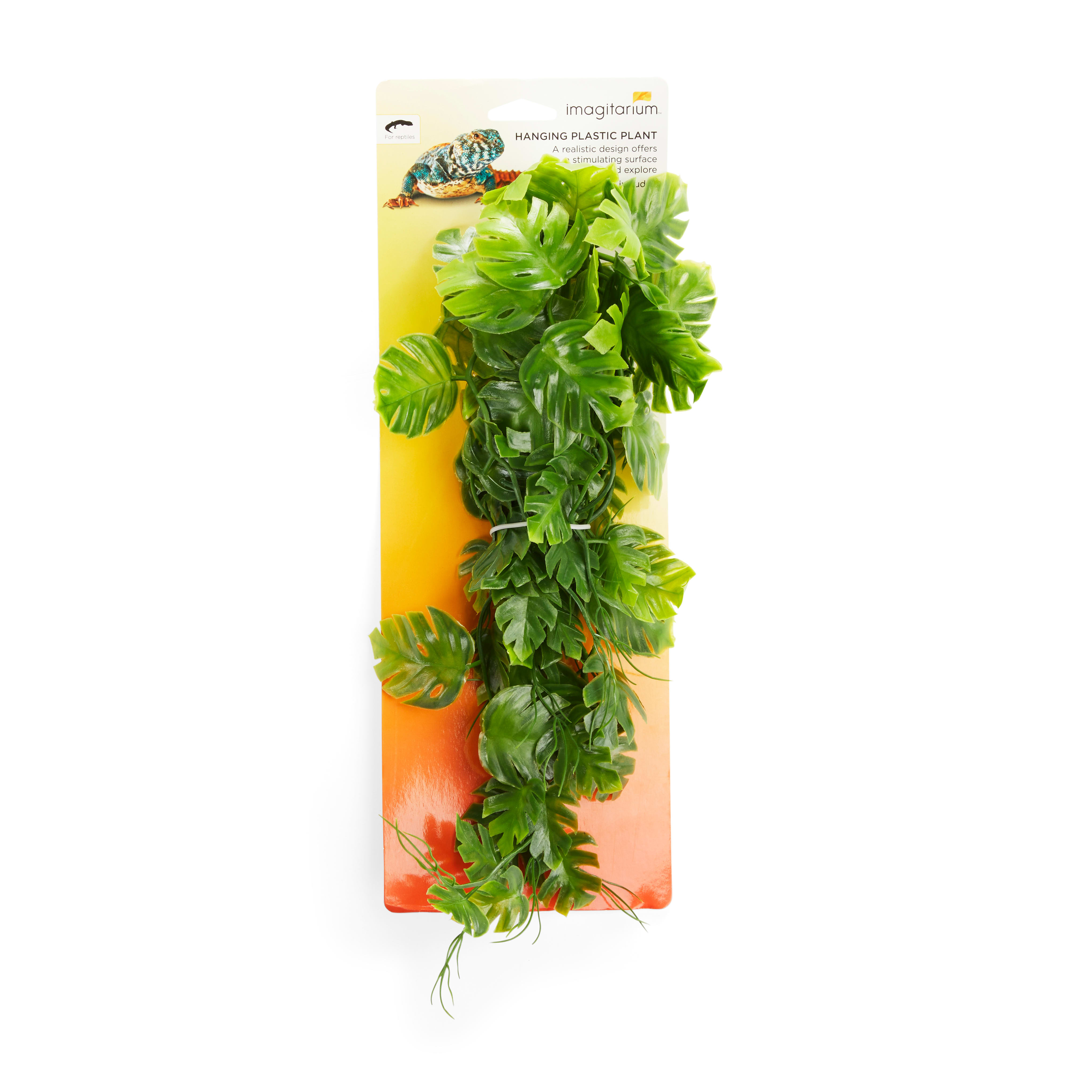 Imagitarium Green Hanging Plastic Plant, Small