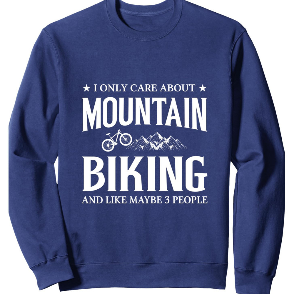 Long Sleeve Shirts for Men sweatshirt Mountain Biking Funny Bike Lover Gift Sweatshirt Tee Streetwear Casual tops clothes