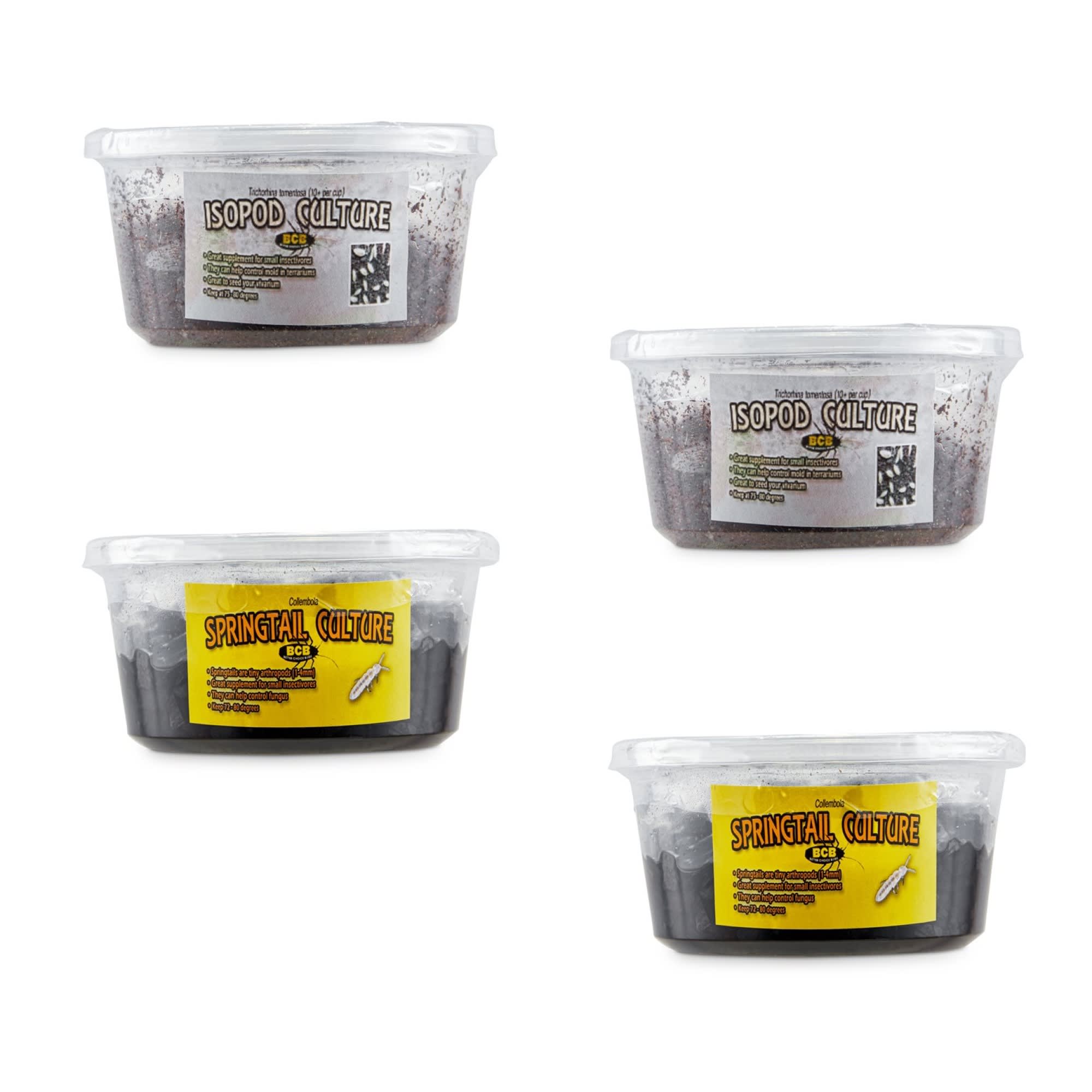 Spring Tail & Isopod Culture Combo 4-pack