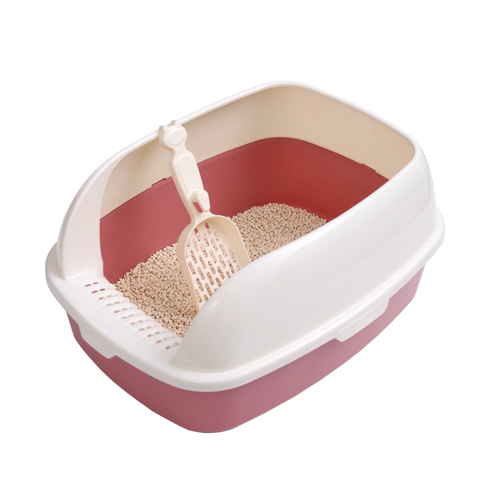 Wholesale cat litter box Sand Leak Pedal Plastic Cats Toilet Deliver litter scoops