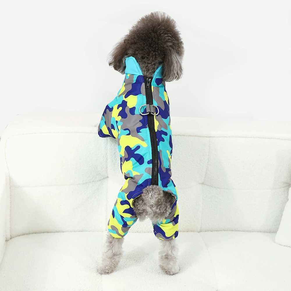 Winter Fleece Dog Jumpsuit Warm Overalls For Small Medium Dogs Jacket Waterproof Pet Clothes Puppy Coat With D-ring ChihuahuaXJ241125