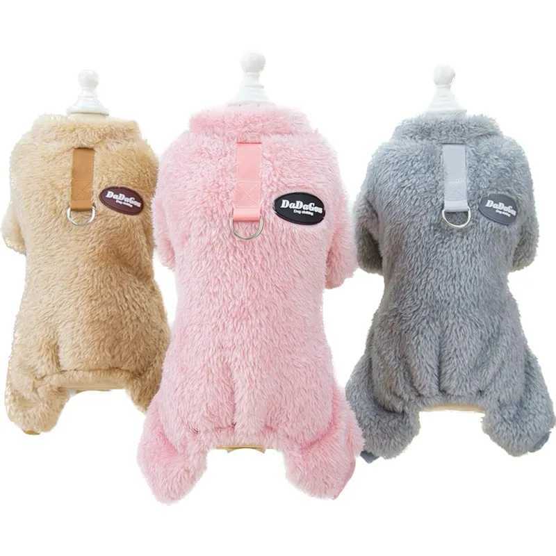 Fleece Pet Clothes for Small Medium Dogs Jumpsuit Puppy Vest French Bulldog Yorkie Clothing Chihuahua Pug Jacket Dog SuppliesXJ241125