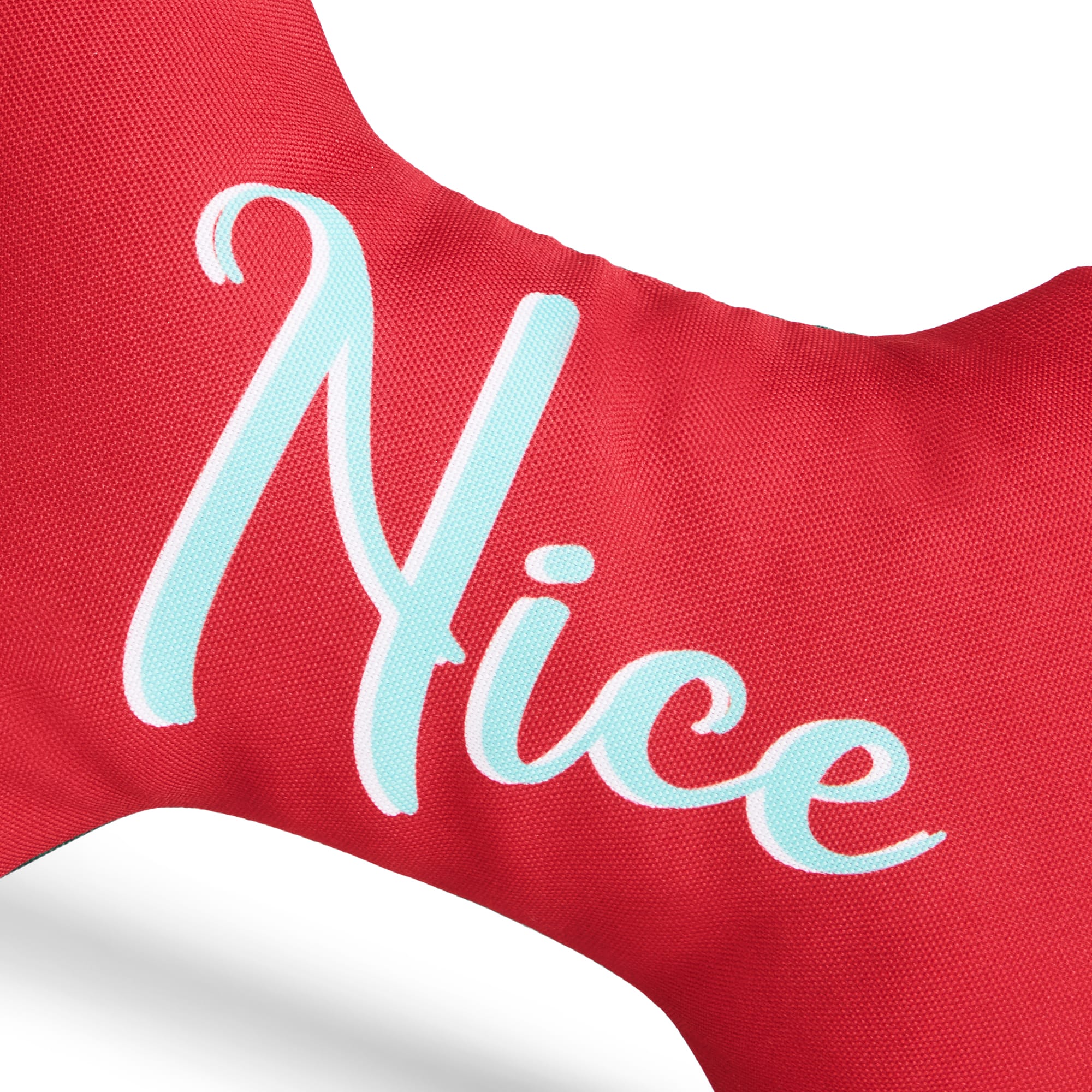Merry Makings Naughty/Nice Plush Bone Dog Toy, Large