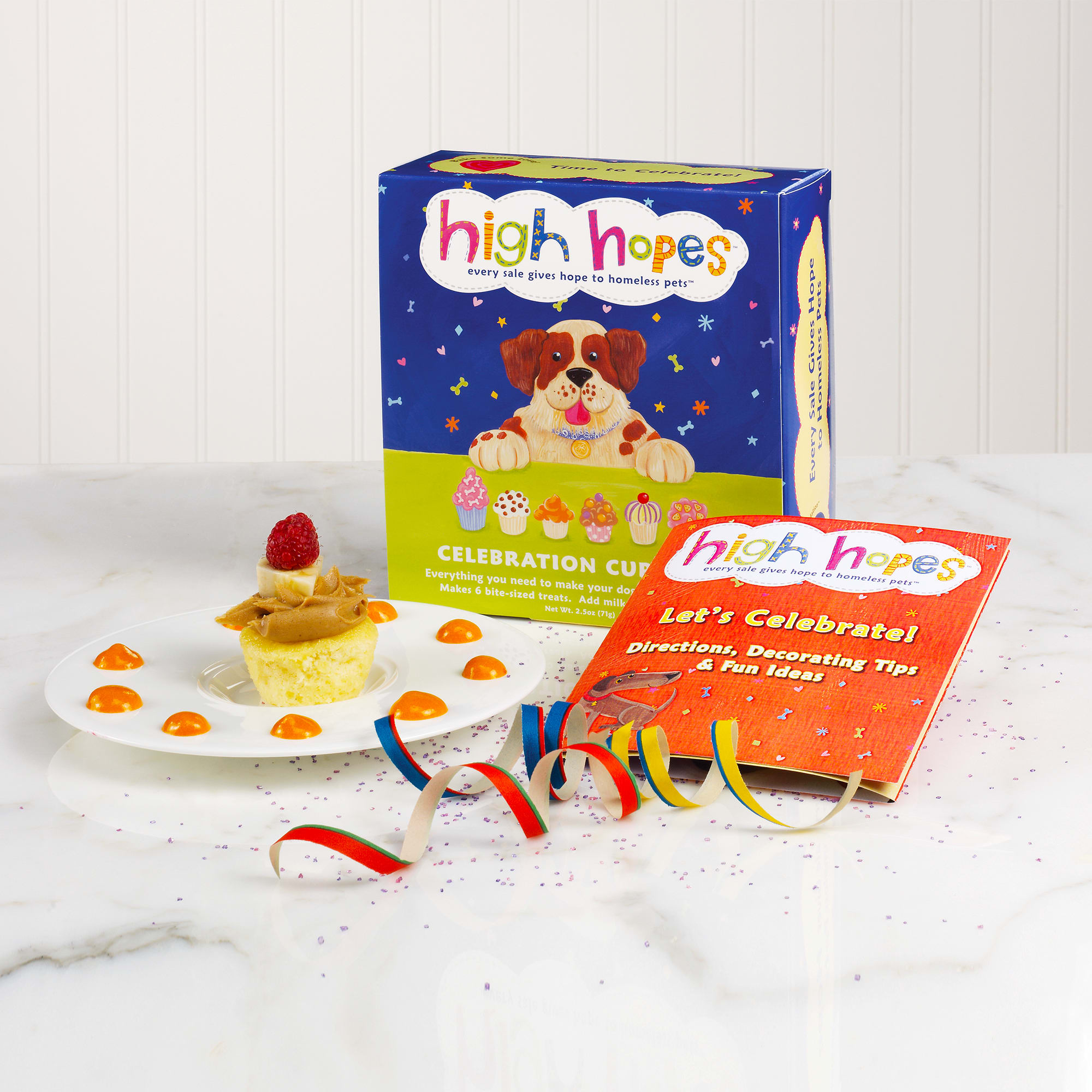 High Hopes Celebration Pack Cupcake Kit for Dogs, 2.5 oz.