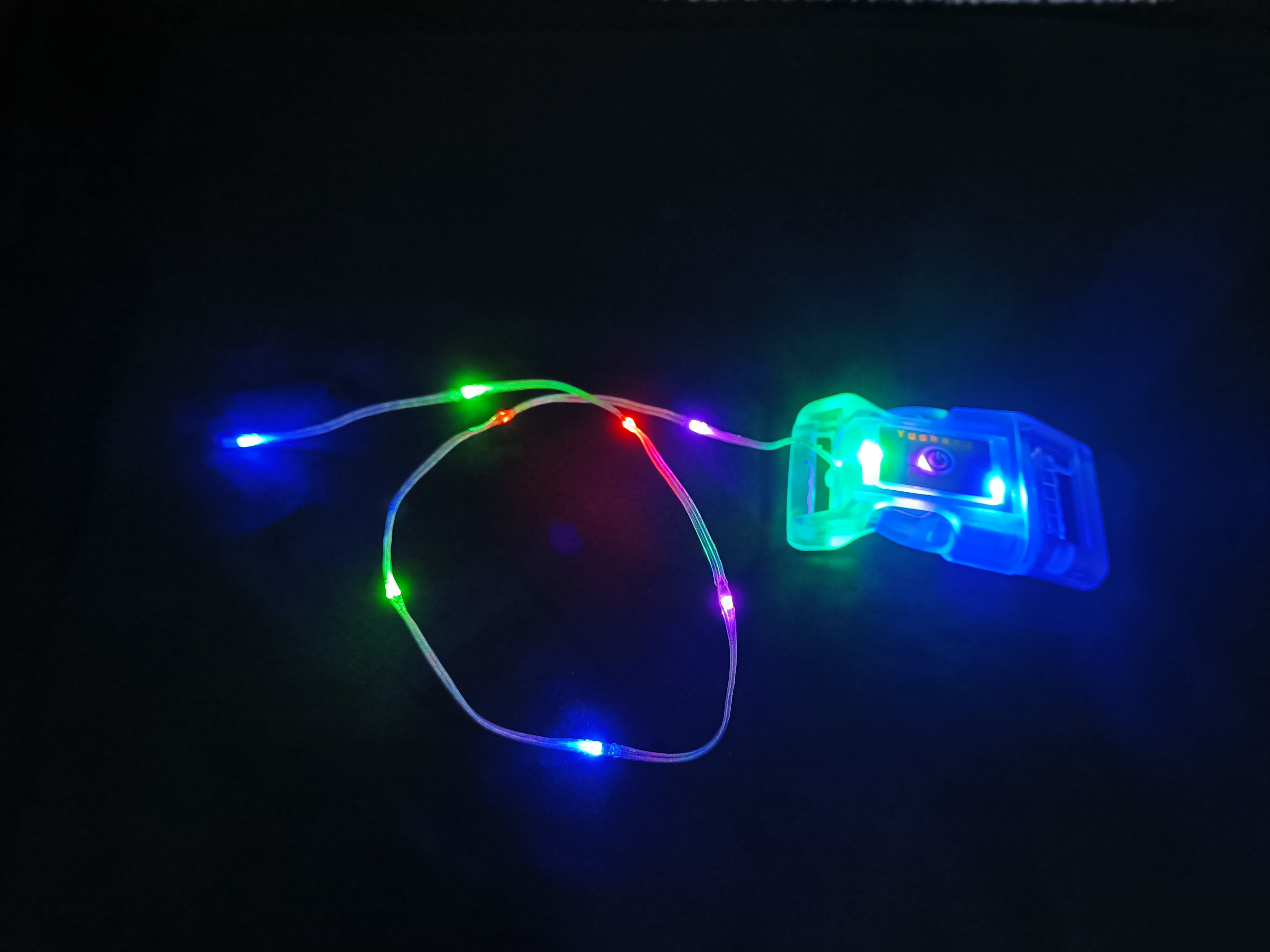 Pet accessories Led Flash buckle waterproof with reflective collar leashes Dog Collar Replacement Plastic Buckle Collar