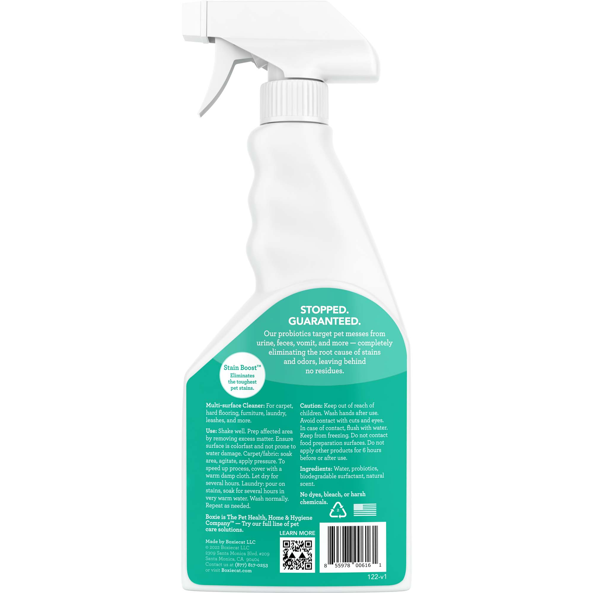 Boxiecat BoxiePro Extra Strength Gently Scented Stain & Odor Stopper for Dogs, 24 fl. oz.