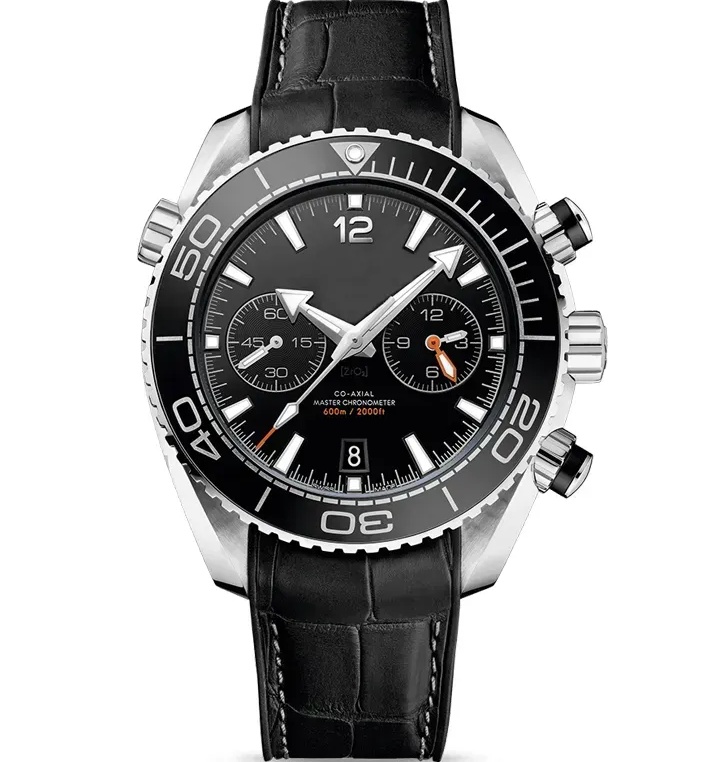 High quality Men's watches Dial 44mm quartz movement Chronograph Ocean Diver Skyfall Stainless Steel Back Sports Mens Ocean Watch