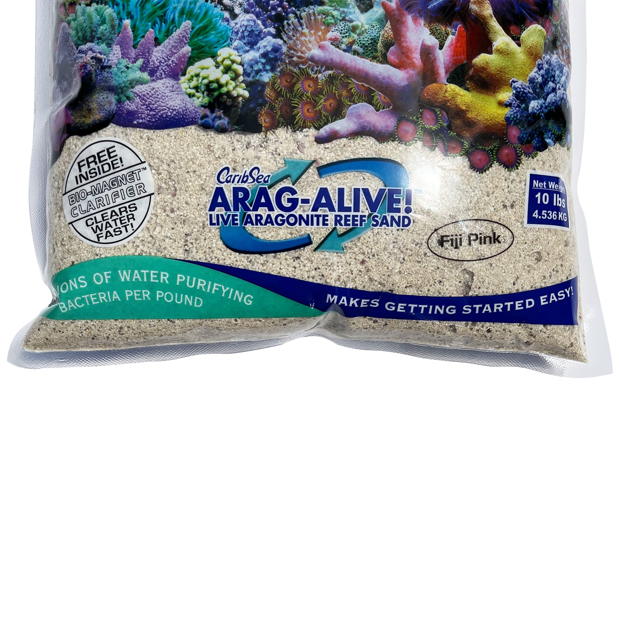 CaribSea Aragalive Aquascaping Fiji Pink, 10 lbs.