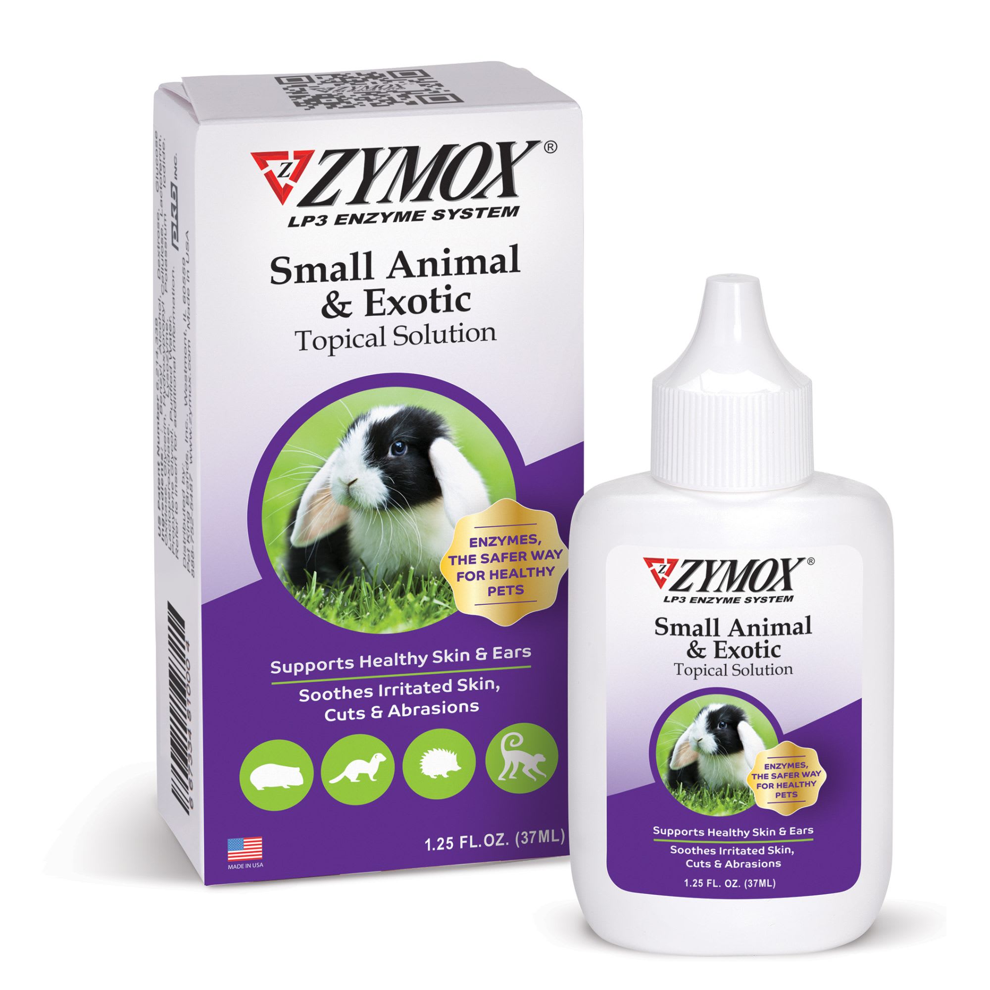 Zymox Small Animal & Exotic Topical Solution, 1.25 fl. oz.