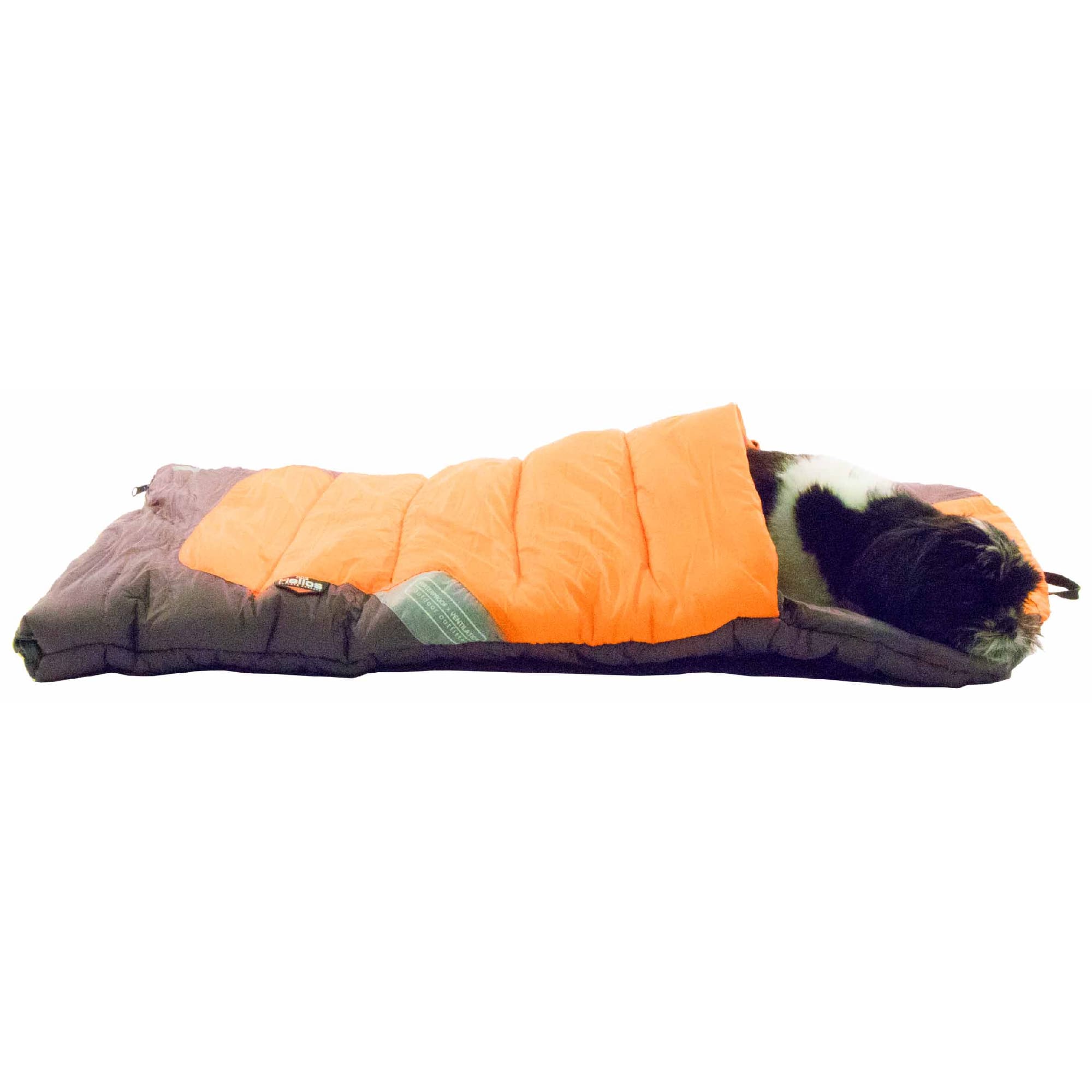 Dog Helios Orange Trail-Barker Multi-Surface Travel Dog Bed Featuring BlackShark Technology, 39.4" L X 25.7" W