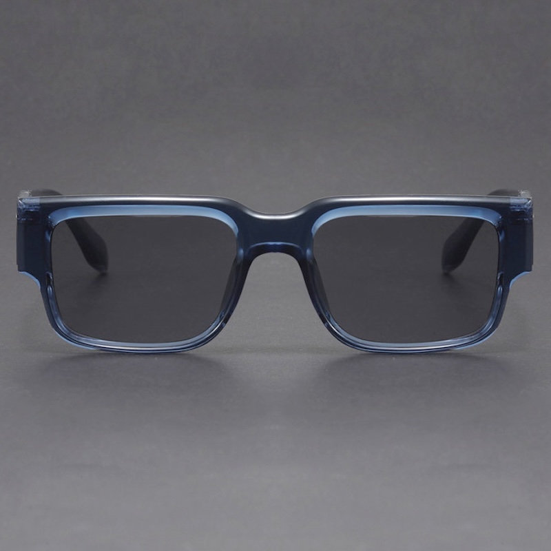 Oversized Square Sunglasses Men Oversized Big Glasses Vintage Women Goggles Gothic Y2K Futuristic Cool INS Niche Circular High-end Sturdy Metal inlay 
