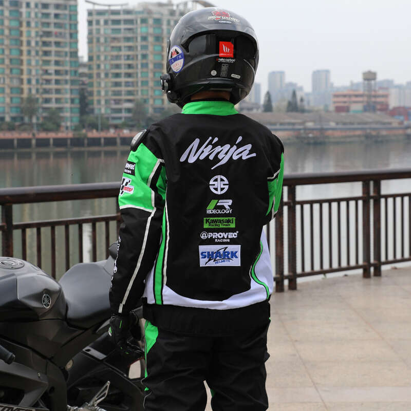 Brand New Kawasaki Cycg Windproof Jacket, Anti Drop Waterproof Motorcycle Riding Suit